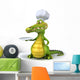 CG Chef Crocodile Wall Decal