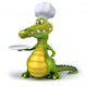 CG Chef Crocodile Wall Decal