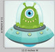 Ufo Alien Wall Decal