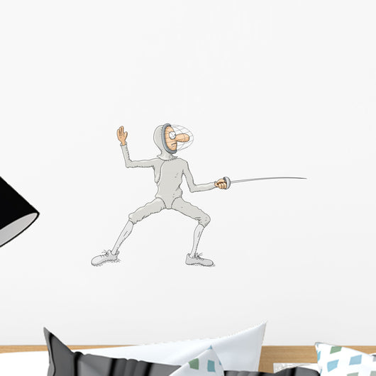 Fencer Wall Decal