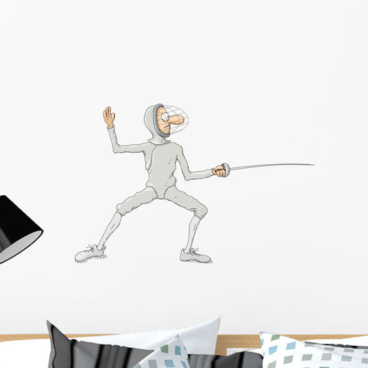 Fencer Wall Decal