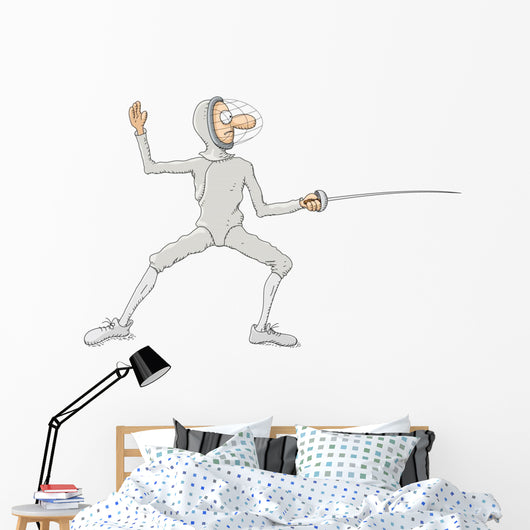 Fencer Wall Decal