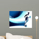 Football With Player Wall Decal