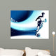Football With Player Wall Decal