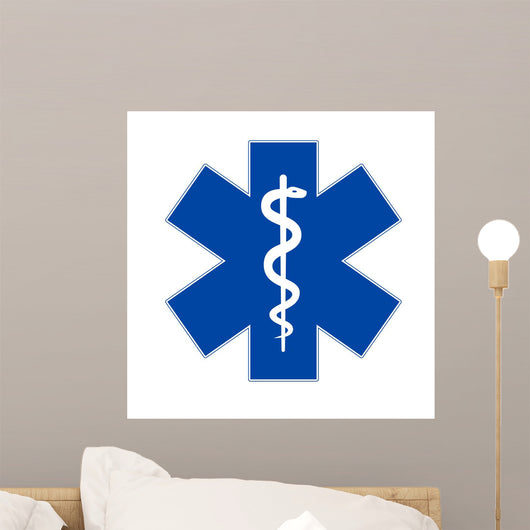 Emergency Medicine Symbol Asclepius Wall Decal