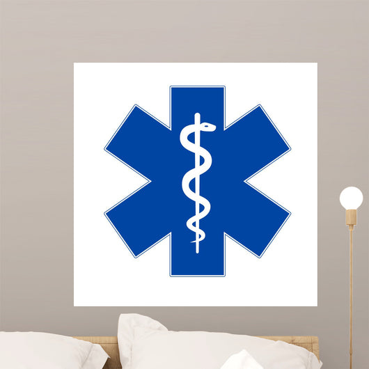 Emergency Medicine Symbol Asclepius Wall Decal