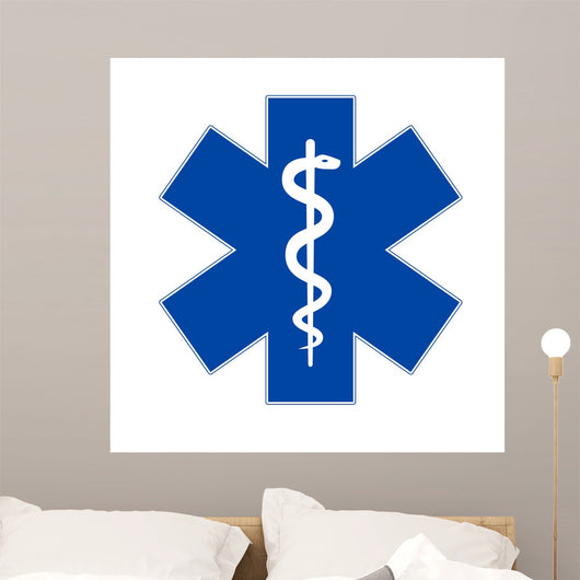Emergency Medicine Symbol Asclepius Wall Decal