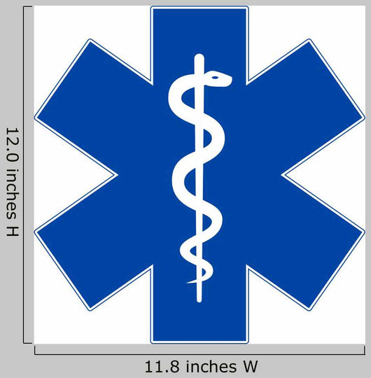 Emergency Medicine Symbol Asclepius Wall Decal