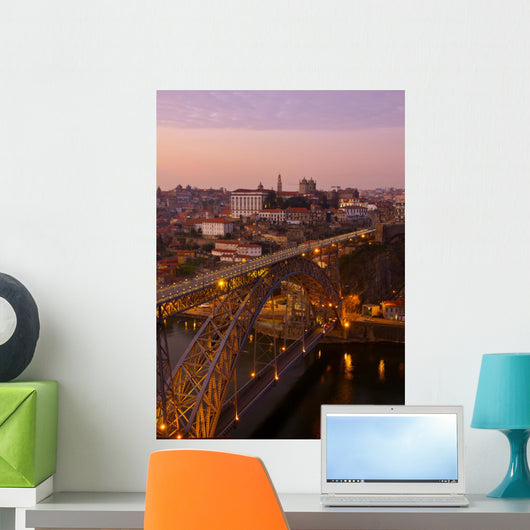 Old Town Porto Sunset Wall Decal