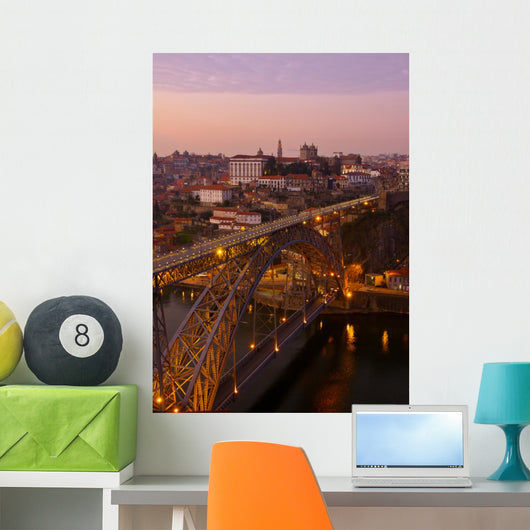 Old Town Porto Sunset Wall Decal