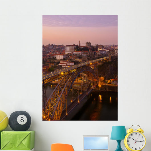 Old Town Porto Sunset Wall Decal