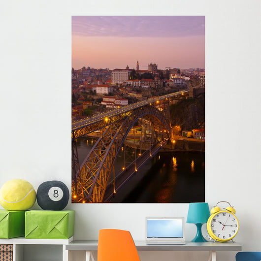 Old Town Porto Sunset Wall Decal