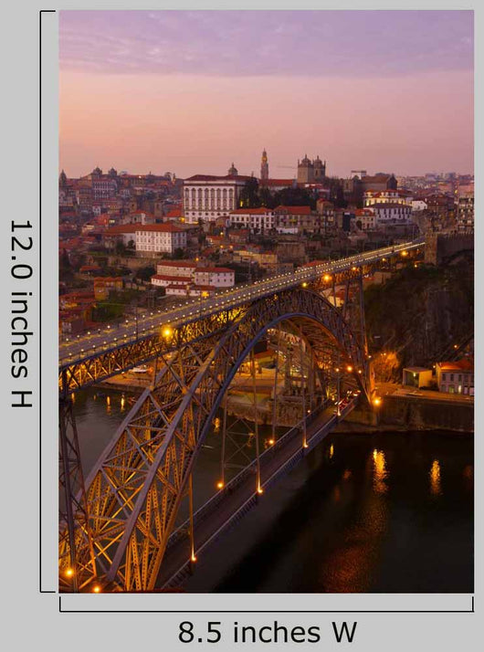 Old Town Porto Sunset Wall Decal