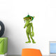 Green Alien Worried About Wall Decal