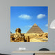 Egypt Cheops Pyramid And Sphinx Wall Decal