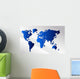 Abstract World Map World Wall Decal