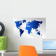 Abstract World Map World Wall Decal