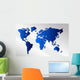 Abstract World Map World Wall Decal