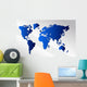 Abstract World Map World Wall Decal