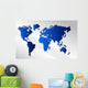 Abstract World Map World Wall Decal
