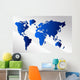 Abstract World Map World Wall Decal