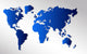 Abstract World Map World Wall Decal