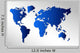 Abstract World Map World Wall Decal