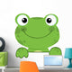 Cute Frog Smiling Wall Decal
