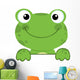 Cute Frog Smiling Wall Decal