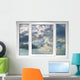 Cloudy Storm Clouds Window Wall Decal