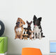 Group Five Dogs Wall Decal