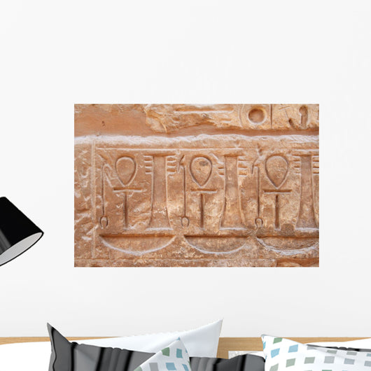 Carvings Ankhs Wall Wall Decal
