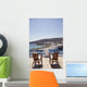Greek Island Beach And Balcony Wall Decal