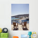 Greek Island Beach And Balcony Wall Decal
