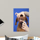 Brushing Dog Teeth Wall Decal