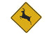 Deer Crossing Sign Wall Decal