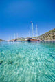 Gulet Boat Anchored Turkish Wall Decal
