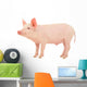 Pig White Wall Decal