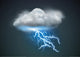 Storm Cloud Weather Icon Wall Decal