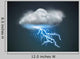 Storm Cloud Weather Icon Wall Decal