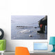Ice Fishing Lake Wall Decal