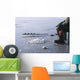 Ice Fishing Lake Wall Decal