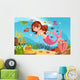 Mermaid Ocean Wall Decal