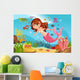 Mermaid Ocean Wall Decal