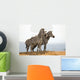 Zebra Small Hill Wall Decal