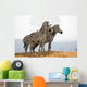 Zebra Small Hill Wall Decal