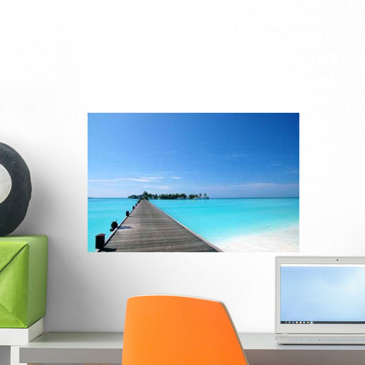 Br Cke Am Strand Wall Decal