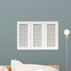 White Shutters Wall Decal