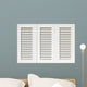 White Shutters Wall Decal