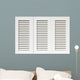 White Shutters Wall Decal